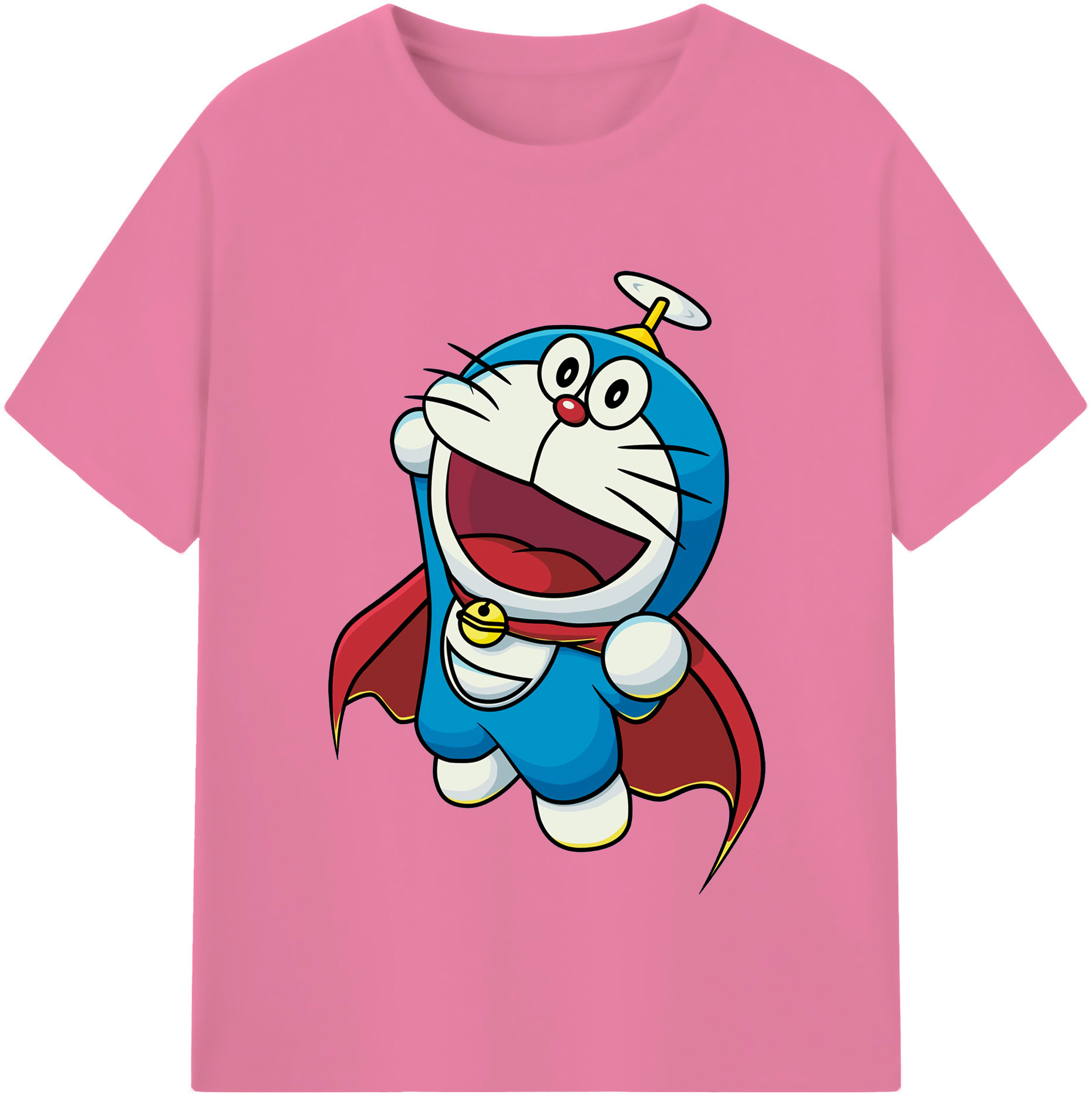 （画像用） ドラえもん Doraemon 綿100％半袖Tシャツ（フロントプリント）